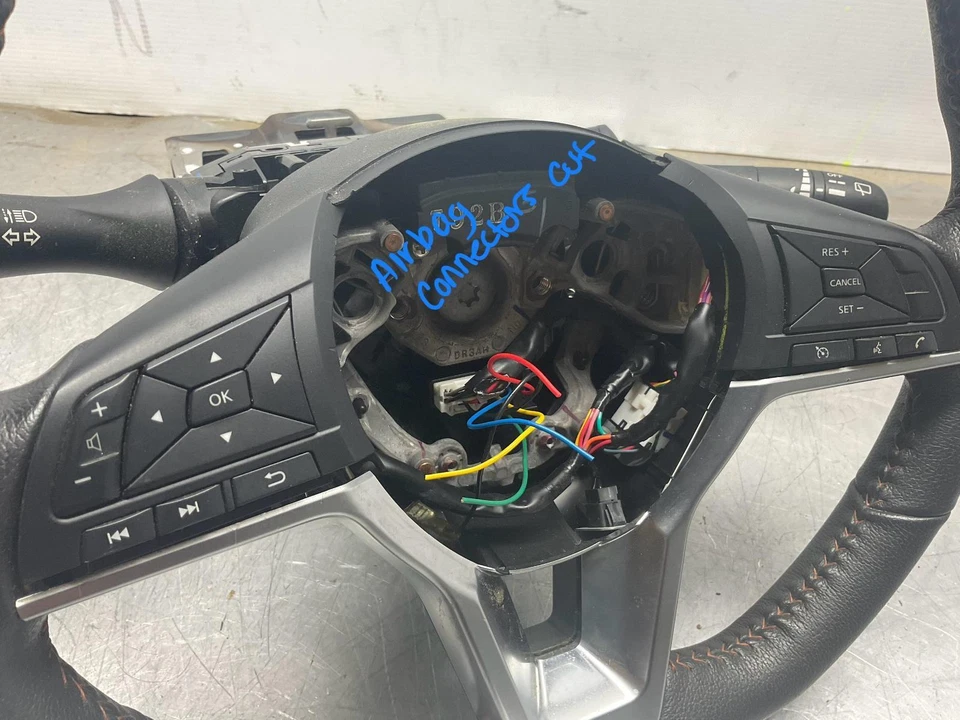 Columna de controles del volante Nissan Kicks 2018 2019 2020 2021 2022 2023 OEM Foto 3 de 4