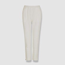  595 Stella McCartney Women's Ivory "Tamara" High-Rise Ankle-Zip Pants Size 48