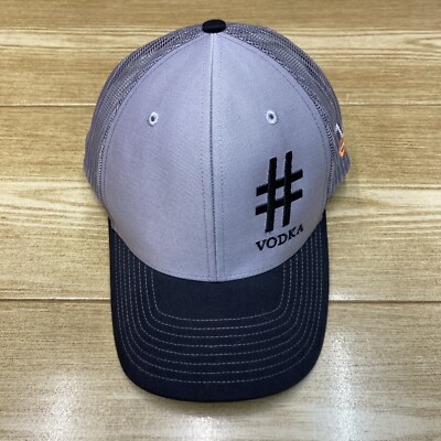Gorra De Beisbol Para Hombre Richardson Gorra Vodka Talla Ajustable Gris