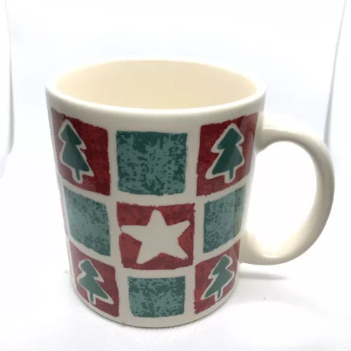 Vintage Waechtersbach Cup Mug Christmas Porcelain Germany RARE