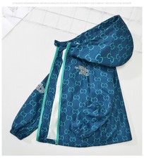 2023 New Kids Baby Boys Spring Thin hooded Jacket School Coat Windproof Clothes