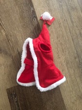 Pet Cat One Size Santa Christmas Xmas Costume Apparel 