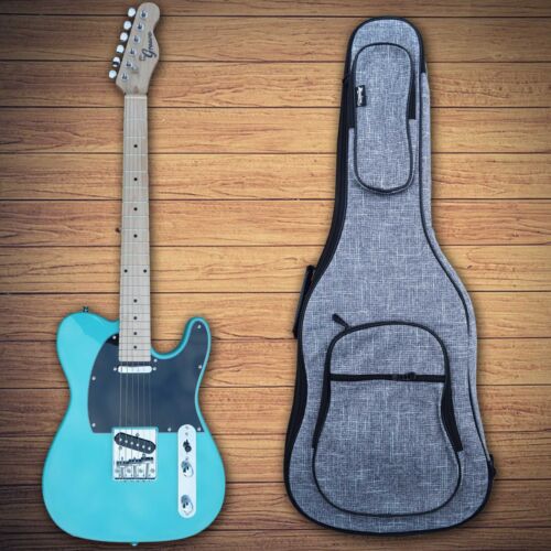 Guitarra Eléctrica TL Forma Triple Pad Bolsa, 8 Colores (Marca Canadiense) - Imagen 13 de 17