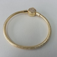Pandora Moments Sparkling Crown O Snake Chain Bracelet 