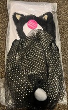 Childrens Place Cat Costume Set w/ Tutu, Ears Headband, Tail Black One Size New