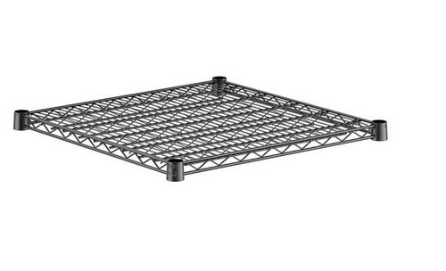 Black Epoxy Coated Wire Shelving Section 18" widths 7 sizes available Sureshelf - Picture 15 of 30