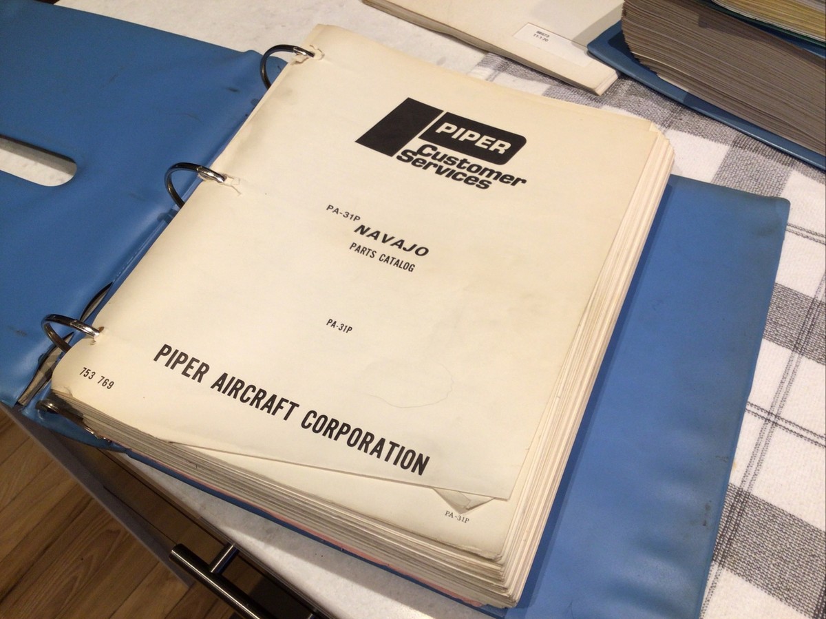 753-769 1972 Piper PA-31-P Navajo Parts Catalog | eBay