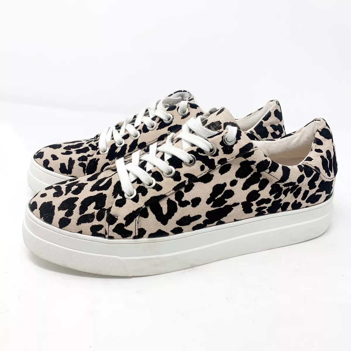 Zapatos Topshop 40 9 Zapatillas Plataforma Leopardo Con cordones Caramelos