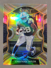 2020 Panini Select Jonathan Taylor Concourse Silver Prizm Rookie RC #53 Colts