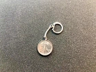 1942 WALKING LIBERTY SILVER HALF DOLLAR W/KEY-CHAIN  90% SILVER NICE SEE PICS