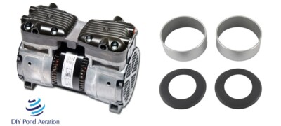 GAST 87R Rebuild / Service Kit Rocking Piston Compressor *CUPS & Sleeves. AT272