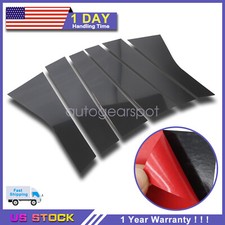 6x For Jeep Grand Cherokee 2011-2021 Pillar Post Door Window Molding Cover Trim