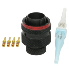 NEW AS612-04PN TE CONNECTIVITY DEUTSCH AUTOSPORT CONNECTOR RED KEY MOUNT