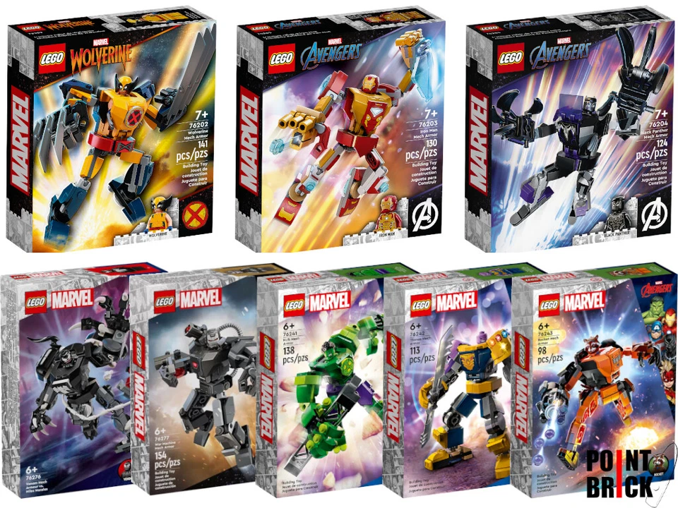 LEGO MARVEL SUPER HEROES Armatura mech - Scegli il Personaggio