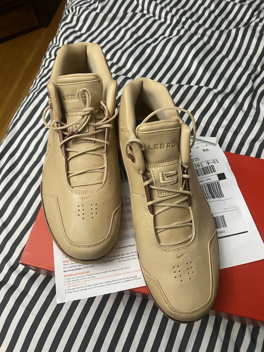 New Nike Air Zoom Generation AS QS Lebron 308214-200 Vachetta Tan Men Size9.5 | eBay