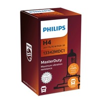 Philips H4 Halogen Masterduty Bis Zu +130% 24V 75/70W P43T-38 13342MDC1 3200K