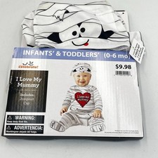 I Love My Mummy Halloween Costume for Infant Size 0-6M by Way to Celebrate New
