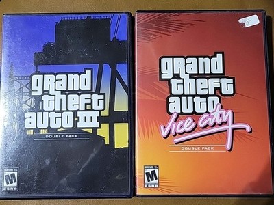 GTA 3 And GTA Vice City Both CIB W/ Both Maps  And Registration Card