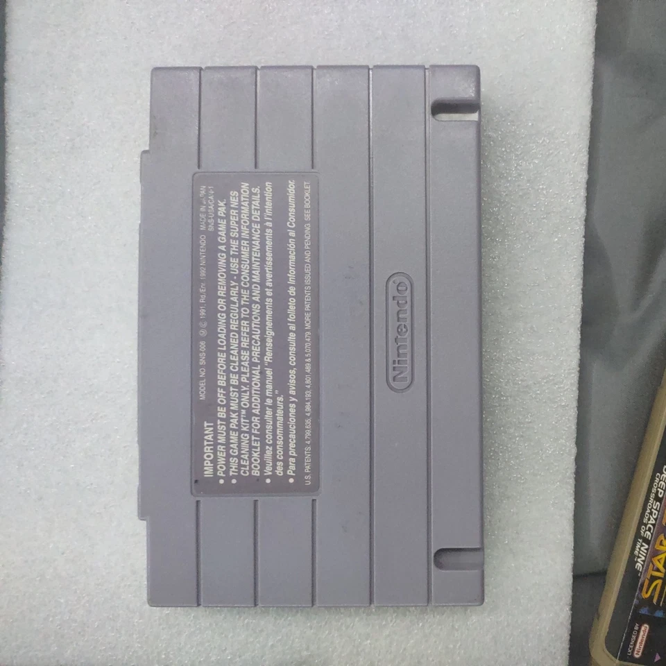 Star Trek Starfleet Academy SNES Authentic Cartridge Only Tested - Image 2 of 4