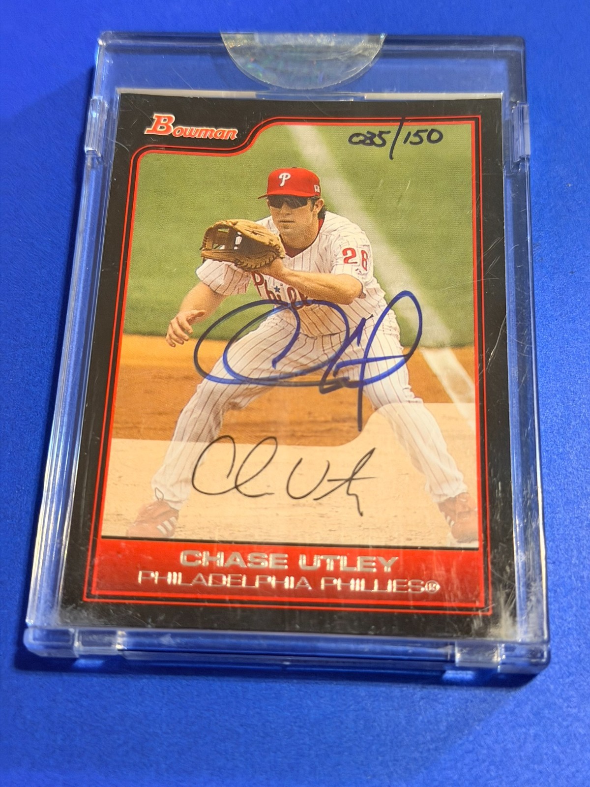 2006 BOWMAN CHASE UTLEYORIGINALS AUTOGRAPH AUTO 035/150 - FREE SHIPPING