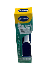Dr. Scholl  s Nano Glass Foot File Hard Skin Remover Exfoliating Tool New