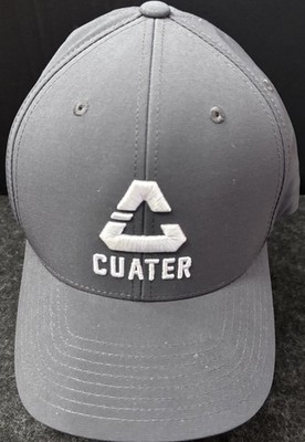 Cuater By TravisMathew 110 Flexfit Tech Golf Hat Gray Stretch Snapback Cap