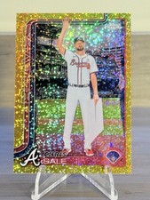 2025 Topps Chrome Variation Chris Sale Gold Speckle Refractor /50 Braves