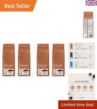Espresso Crema Coffee Beans - Light Roast, 1kg (4 x 500g) - Rainforest Certified 23.69 per kilo