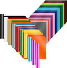 12"x12" Permanent Vinyl Sheet, 74ft Permanent Vinyl for Cricut Machine