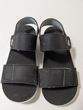 See Kai Run Basics kids Jaylen Size 12 Sandals, Black Adjustable Straps