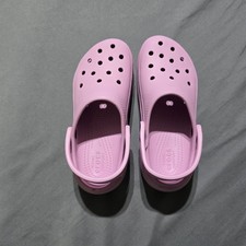 Crocs Classic Platform Clog Women 6 Pink Chunky Slip On Shoes 206750-6QQ