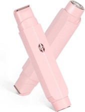 2-in-1 Bikini Trimmer for Women  Electric Women's Shaver,Rechargeable, pink 