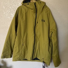 NWT men’s Mountain Hardware Firefall/2 Insulated Mens ski jacket XXL Dark Bolt