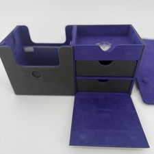 GAMEGENIC Deck Box The Academic 133 XL BLACK/PURPLE Tolarian Kickstarter Bundle