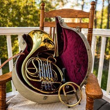     VTG 1955 ROMEO ORSI MILANO ITALY 2 KEY LEADPIPES FRENCH HORN IMMACULATE CONN