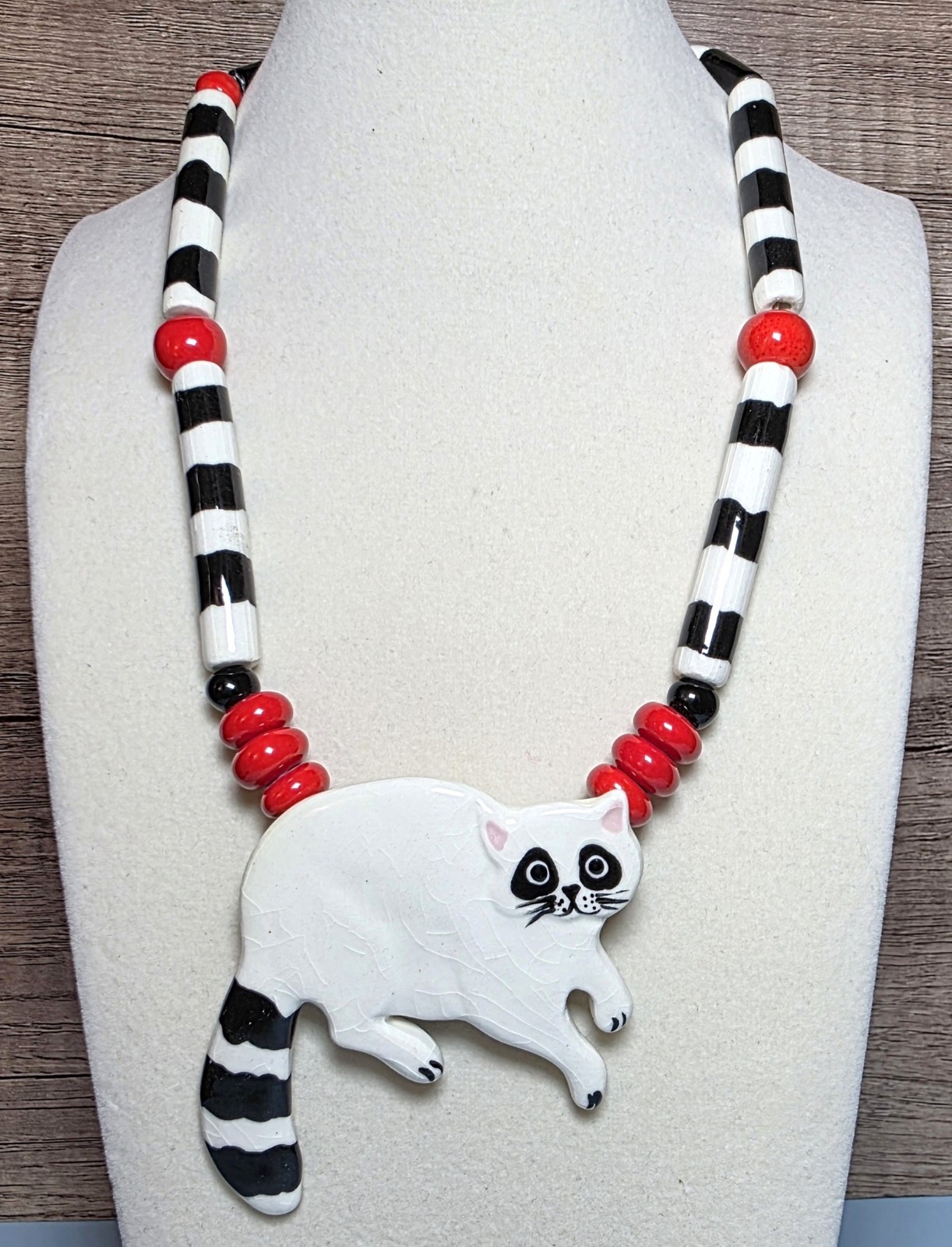 VTG CANDACE LOHEED Ruby Z Large Hand-Painted Porc… - image 1