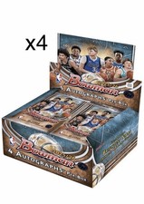 Lot Of 4 2025-26 Topps Bowman Basketball NBA Hobby Jumbo Box Sealed In Hand