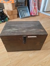 16inx 10in Approx Beautifull Wooden Chest With Catch To Lock It.