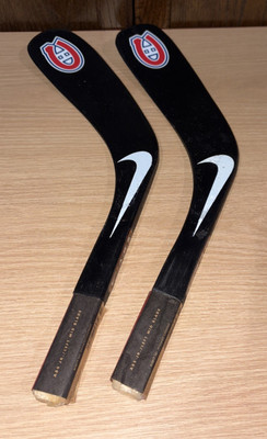 Brand New Two (2) Nike Montreal Canadians LH Hockey Stick Replacement Blades