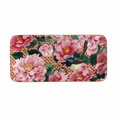 Maxwell & Williams TC Silk Road Platte Servierplatte Servierteller Rot 25 x 12cm