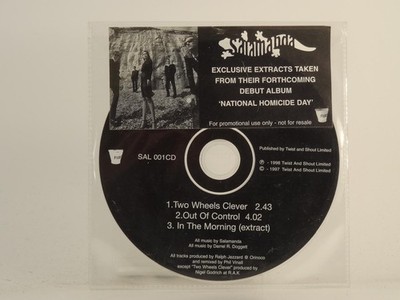 SALAMANDA TWO WHEELS CLEVER (H1) 3 Track Promo CD Single including Plastic Sleev
