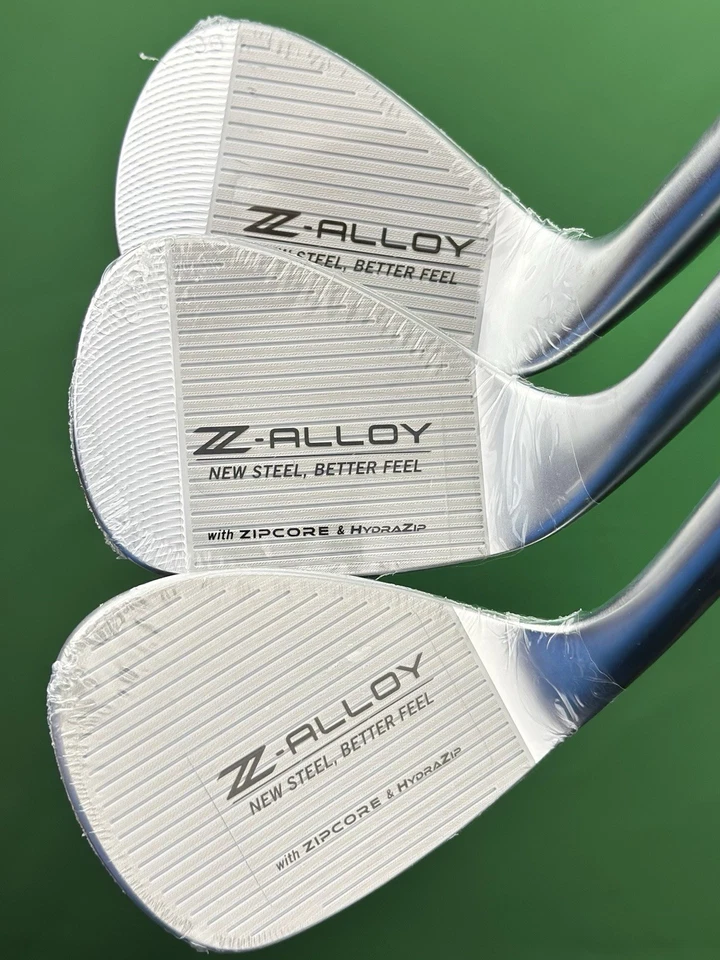 NEW Cleveland RTZ Tour Satin Wedge Set 52-10*, 56-12*, 60-08* Steel GW, SW, LW - Image 2 of 4