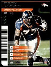 2001 NFL Showdown 1st Edition #135 Tony Jones
