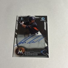 2016 Bowman Chrome - Prospects Autographs John Norwood #CPA-JN (AU, RC)
