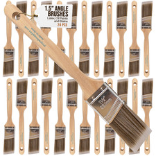 24PK 1.5Angle House Wall,Trim Paint Brush Set...