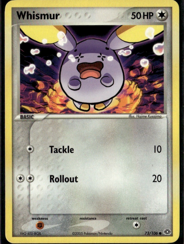 Whismur Common Emerald 73/106 Colorless Pokemon Card