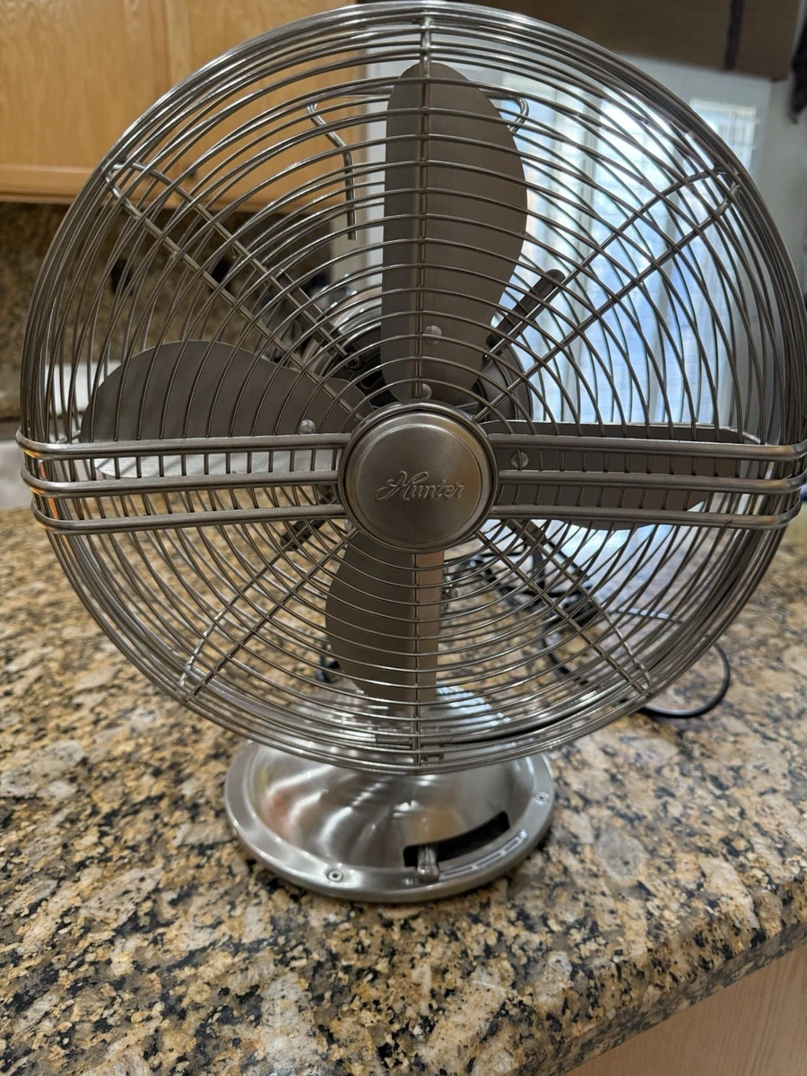 Hunter Oscillating Fan In Collectible Electric Fans for sale | eBay