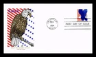 US COVER EAGLE SELF ADHESIVE FIRST DAY ISSUE HOUSE OF FARNAM CACHET