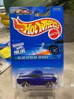 1996 Hot Wheels #575 Blue Streak 1:64 55 Chevy Blau Serie 3/4