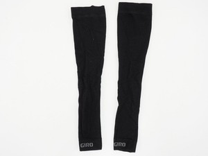 Giro Chrono Arm Warmers Medium/ Large Black Soft Knit Moisture Wicking